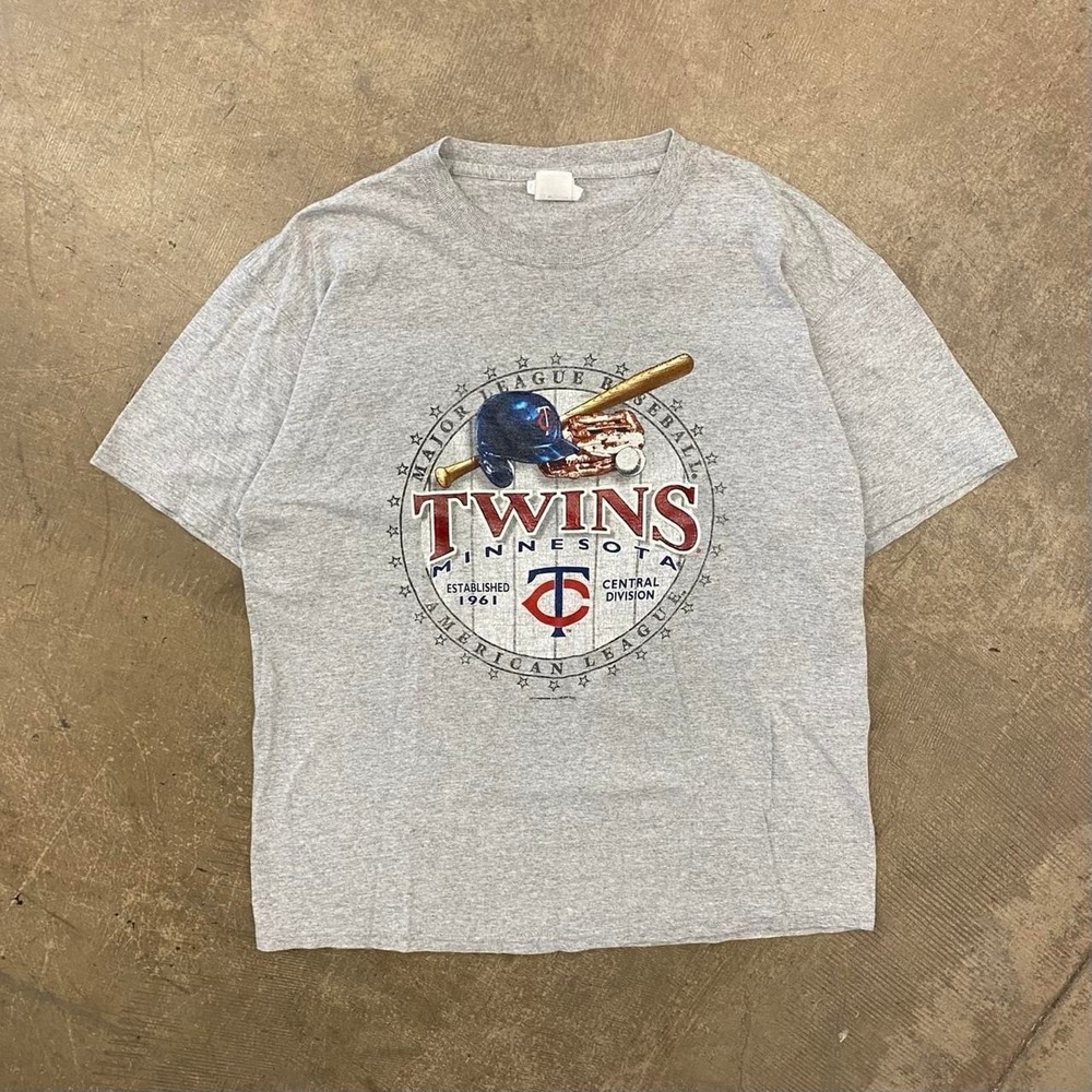 Vintage Minnesota Twins CSA MLB Baseball T-Shirt Size Large